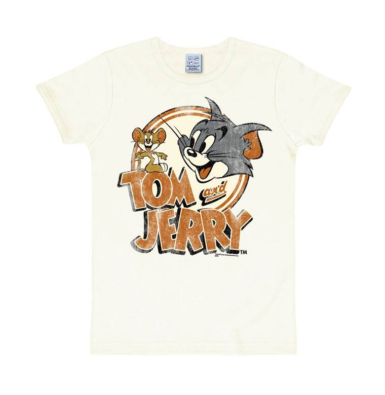 Logoshirt Tom & Jerry - Logo - T-Shirt Print - Damen Super Sparpreis