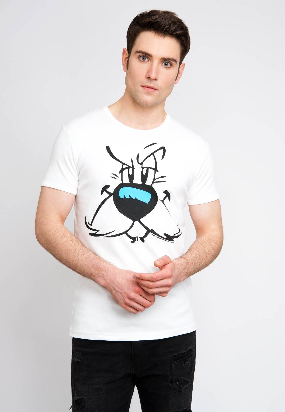 Logoshirt Asterix & Obelix - Idefix - Gesicht - T-Shirt Print - Herren Wochenangebot