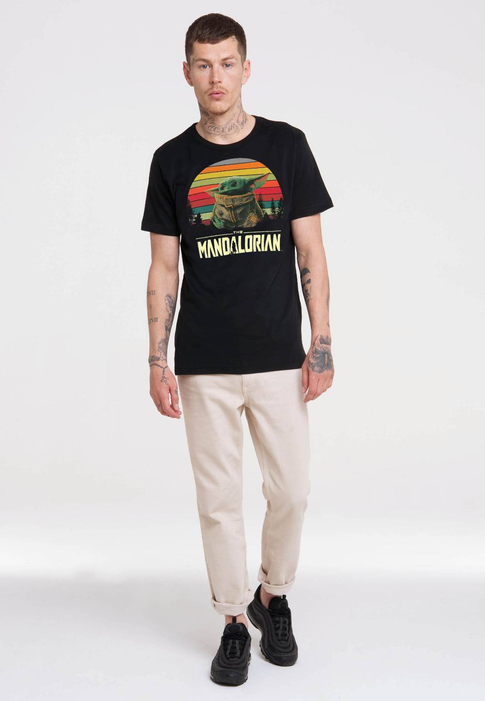 Logoshirt Star Wars - The Mandalorian - Baby Yoda - T-Shirt Print - Herren Riesige Rabatte