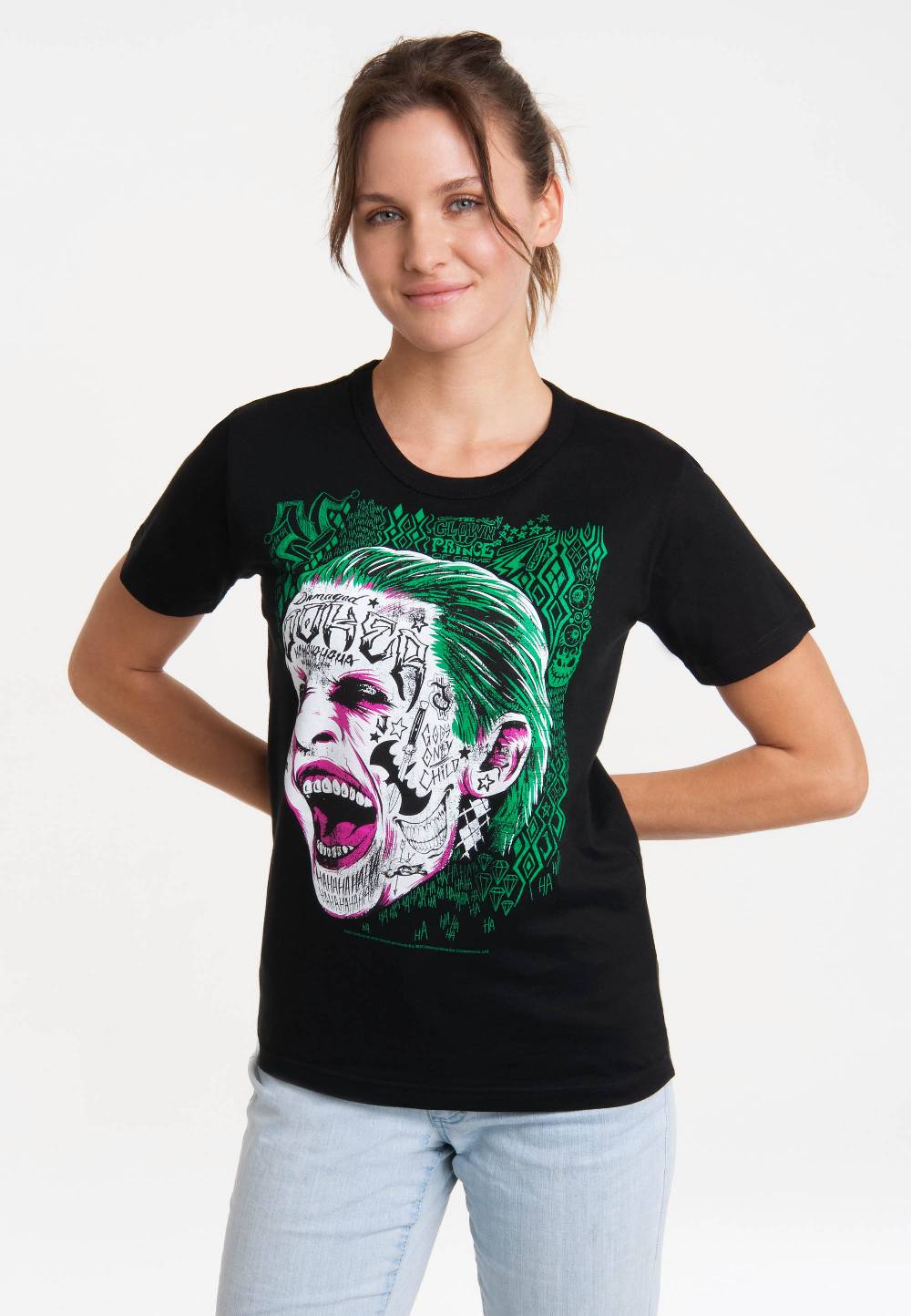 Logoshirt Suicide Squad - Joker - T-Shirt Print - Damen 50% Rabatt mit kostenlosem Versand