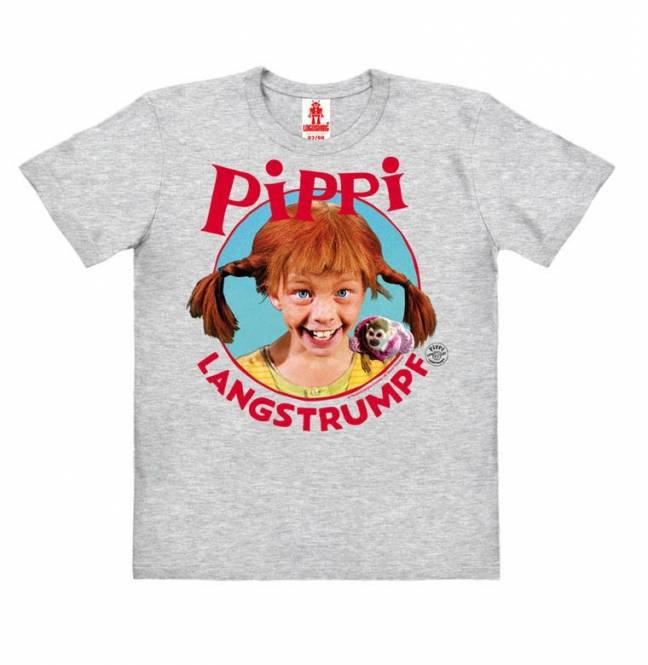 Logoshirt Pippi - Portrait - Pippi Langstrumpf - Bio - T-Shirt Print - Kinder Kostenloser Versand international