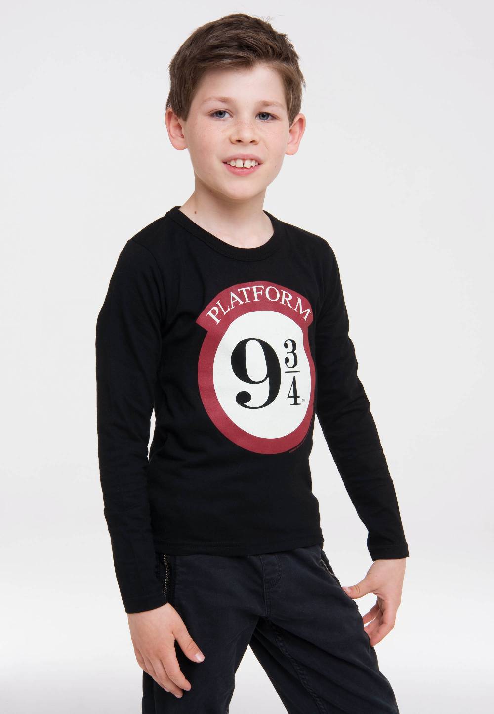 Logoshirt Harry Potter - Gleis 9 3/4 - Hogwarts Express - Langarmshirt Print - Kinder Begrenzt auf 3 Tage