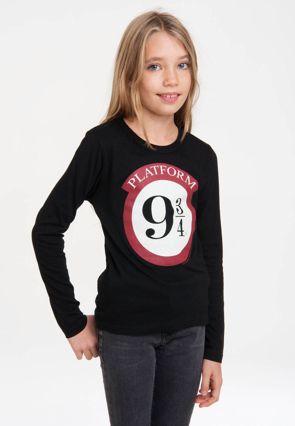Logoshirt Harry Potter - Gleis 9 3/4 - Hogwarts Express - Langarmshirt Print - Kinder Begrenzt auf 3 Tage
