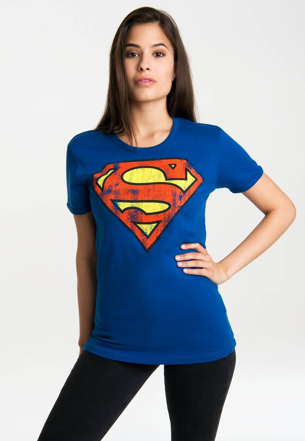 Logoshirt Superman - Logo - DC Comics - T-Shirt Print - Damen Im Verkauf