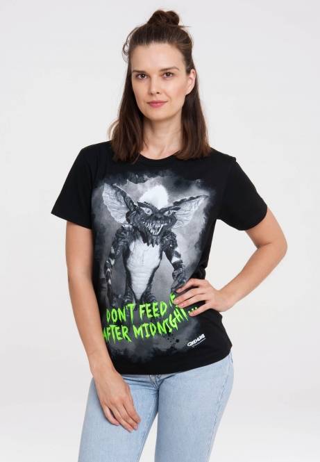Logoshirt Gremlins - Don't Feed Me After Midnight - T-Shirt Print - Damen 2025