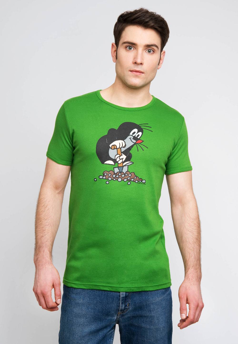 Logoshirt Der kleine Maulwurf - Hügel - T-Shirt Print - Herren Angebote