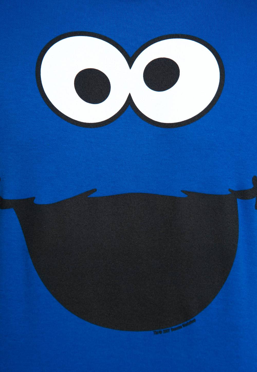 Logoshirt Sesamstrasse - Krümelmonster - Gesicht - T-Shirt Print - Herren Hotsell