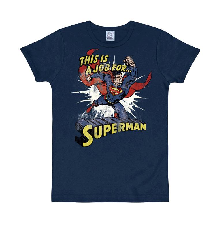Logoshirt Superman - This Is A Job - DC Comics - T-Shirt Print - Herren