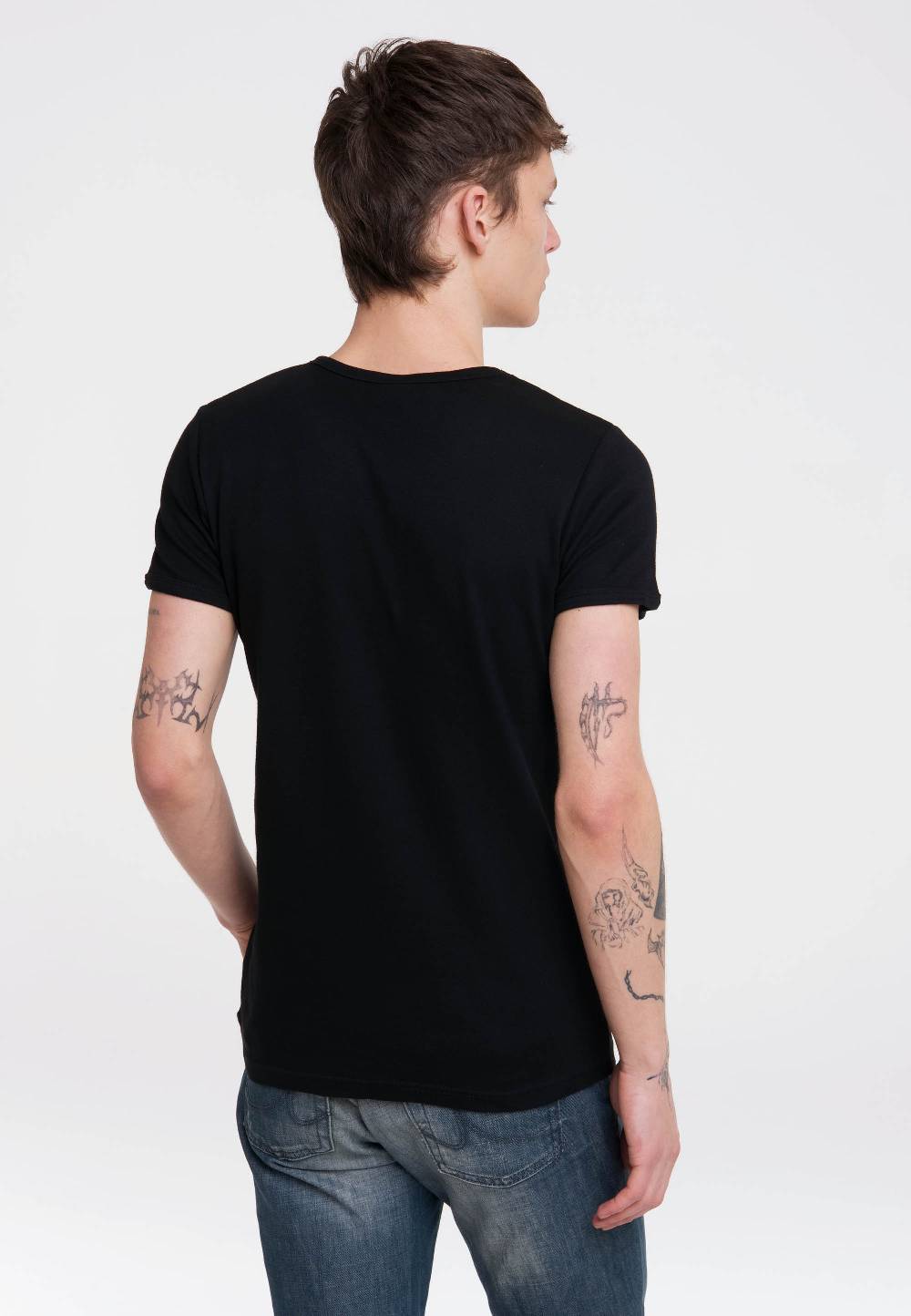 Logoshirt Batman - Vollmond - DC Comics - T-Shirt Print - Herren Fabrikpreis