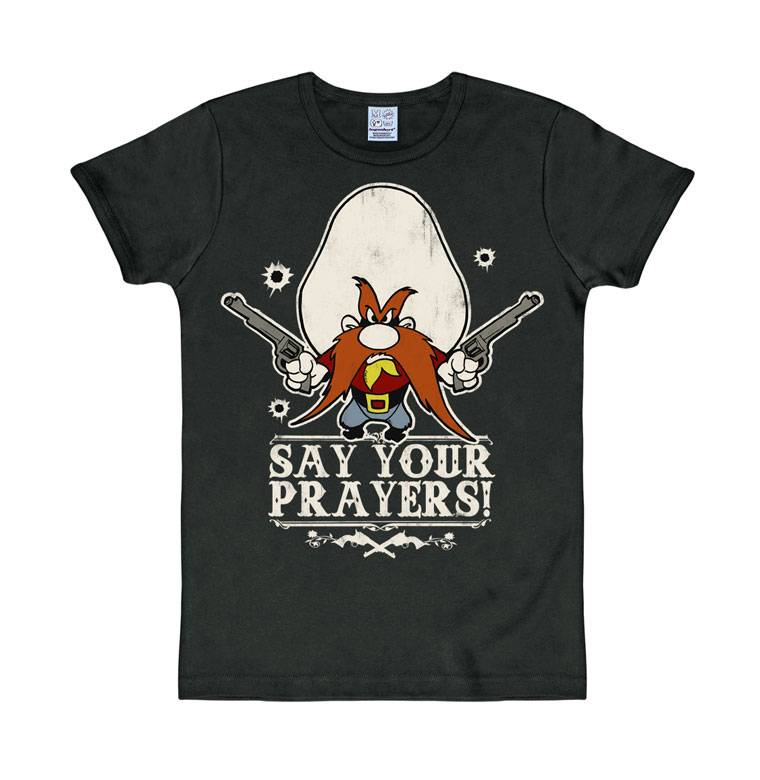 Logoshirt Looney Tunes - Yosemite Sam - Say Your Prayers - T-Shirt Print - Herren