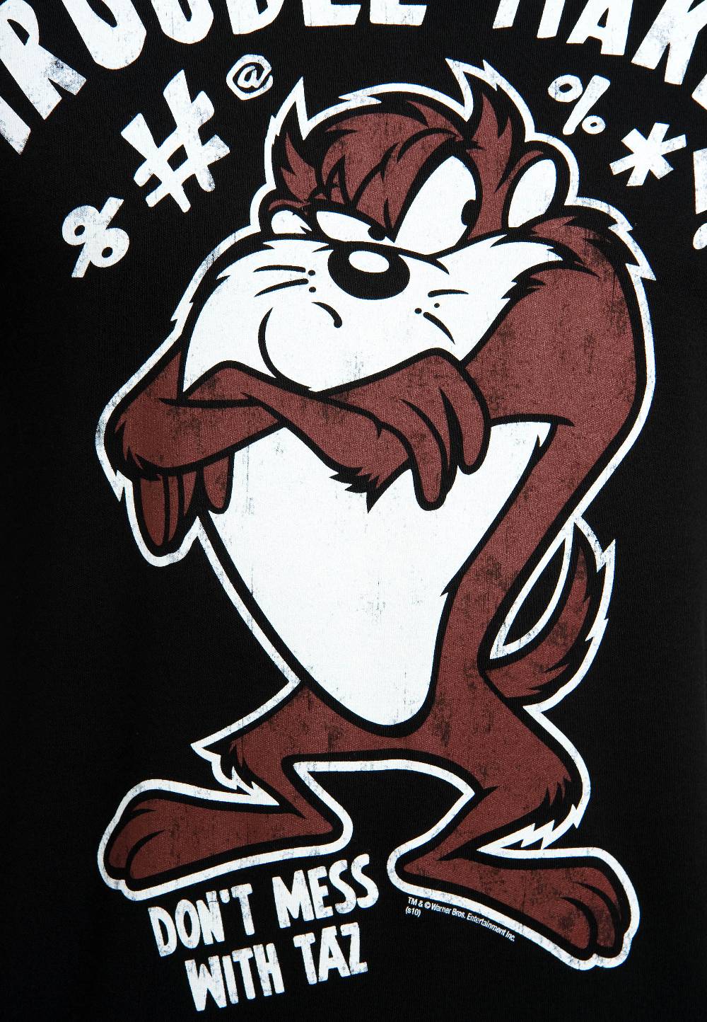 Logoshirt Looney Tunes - Taz - Tasmanischer Teufel - Trouble Maker - T-Shirt Print - Herren Begrenztes Angebot