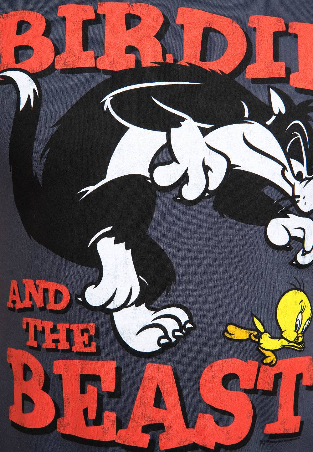 Logoshirt Looney Tunes - Sylvester & Tweety - Birdie And The Beast - T-Shirt Print - Herren Online Shopping