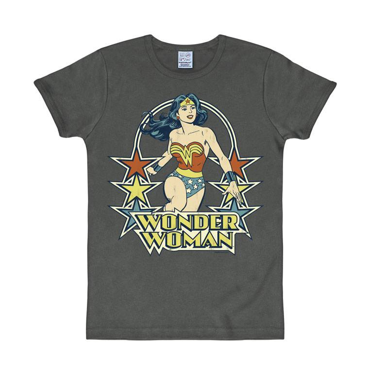 Logoshirt Wonder Woman - Sterne - DC Comics - T-Shirt Print - Herren Saisonschlussverkauf