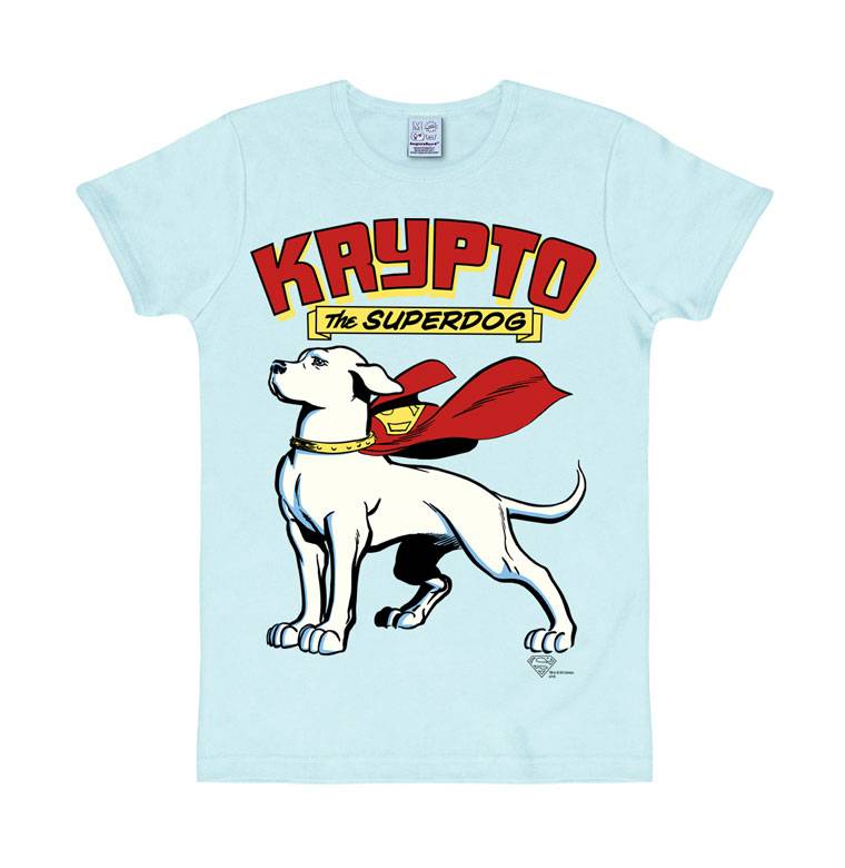 Logoshirt Superman - Krypto, der Superhund - DC Comics - T-Shirt Print - Herren Valentinstagsangebot