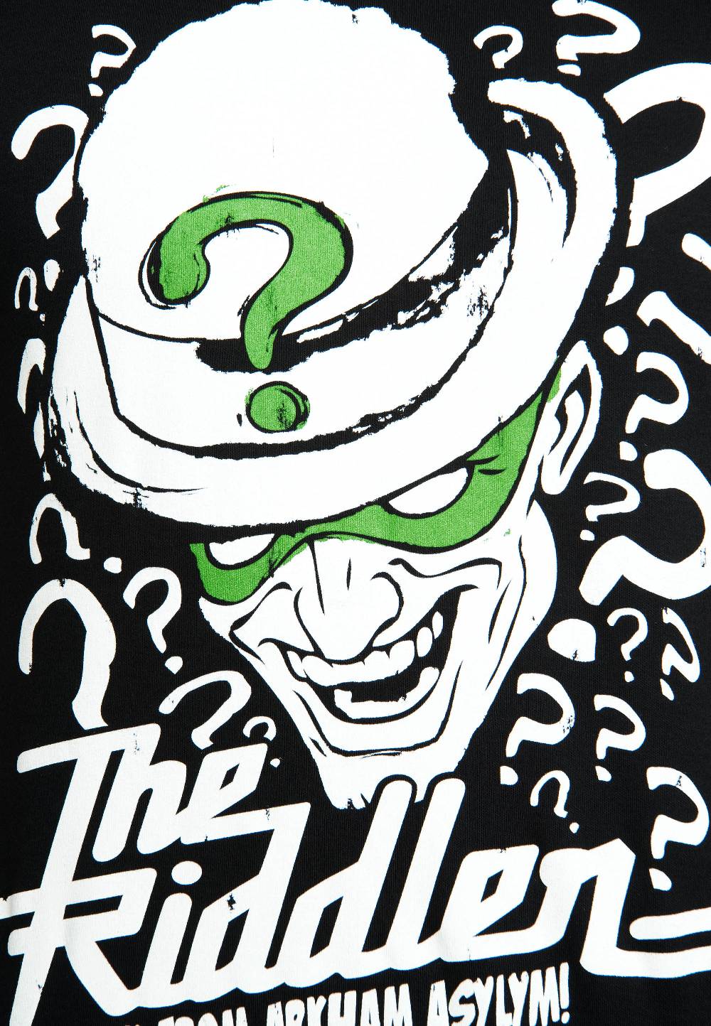 Logoshirt Batman - The Riddler - Back From Arkham Asylym - DC Comics - T-Shirt Print - Herren Neueste Mode