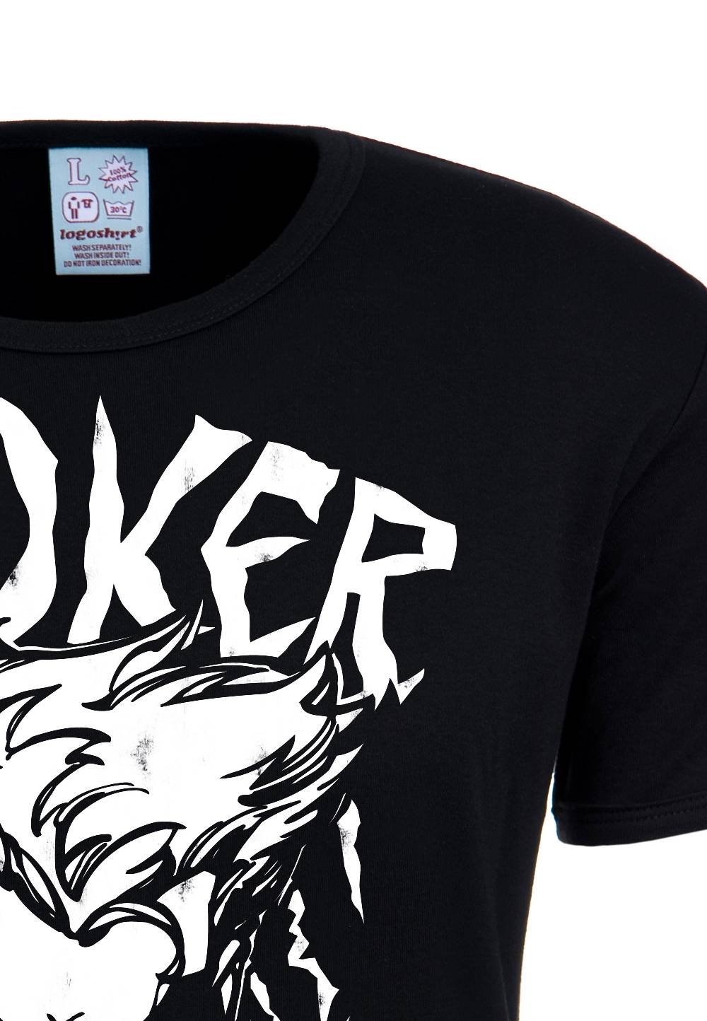 Logoshirt Batman - The Joker - Aces - DC Comics - T-Shirt Print - Herren Exklusive Angebote