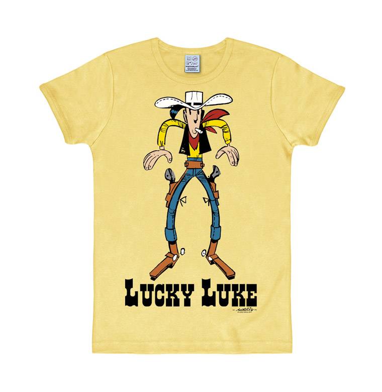 Logoshirt Lucky Luke - Showdown - T-Shirt Print - Herren Saisonale Angebote