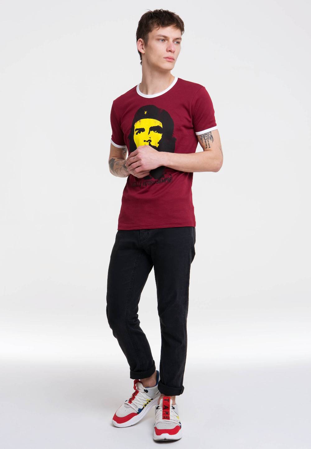 Logoshirt Che Guevara - Hasta La Victoria Siempre - T-Shirt Print - Herren Kauf eins, bekomm eins gratis