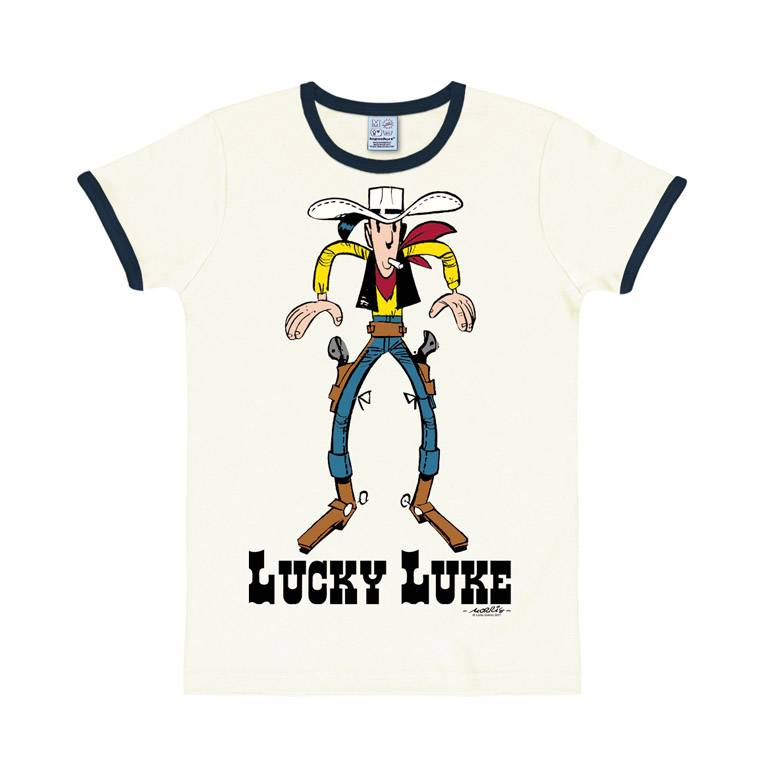 Logoshirt Lucky Luke - Showdown - T-Shirt Print - Herren Riesige Ersparnisse