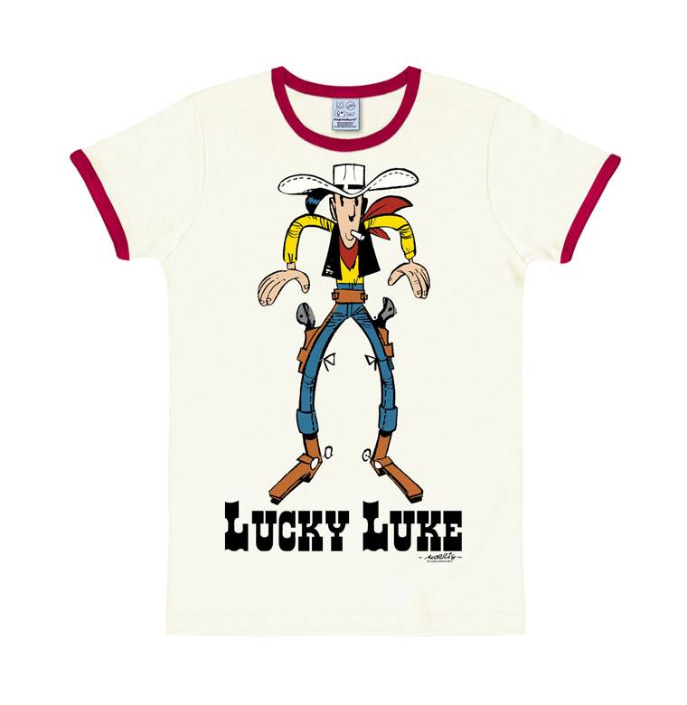 Logoshirt Lucky Luke - Showdown - T-Shirt Print - Herren Riesige Ersparnisse