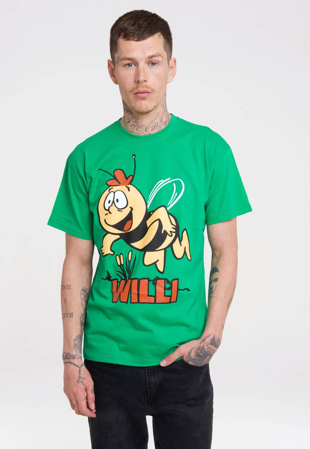 Logoshirt Die Biene Maja - Willi - Fliegend - T-Shirt Print VIP-Rabatte