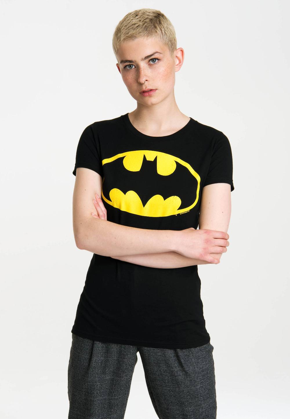 Logoshirt Batman - Logo - DC Comics - T-Shirt Print - Damen Kostenlose Rückgabe