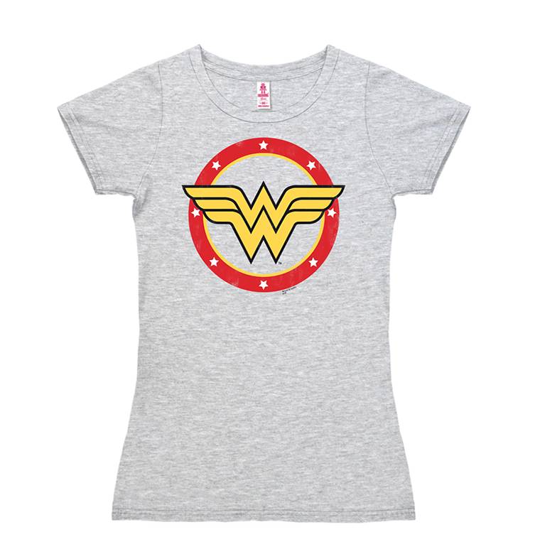 Logoshirt Wonder Woman Logo - Circle - DC Comics - T-Shirt Print - Damen Letzter Tag