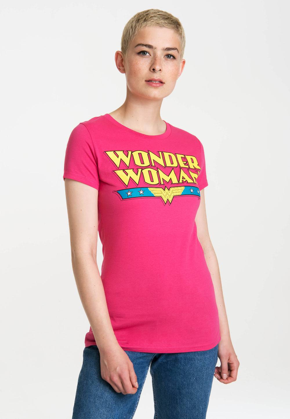 Logoshirt Wonder Woman - Logo - DC Comics - T-Shirt Print - Damen Zeitbegrenzte Promotion