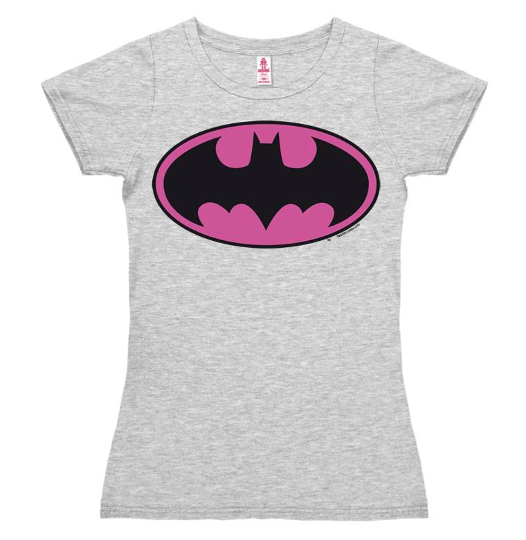 Logoshirt Batman Logo PINK - DC Comics - T-Shirt Print - Damen Nur für heute