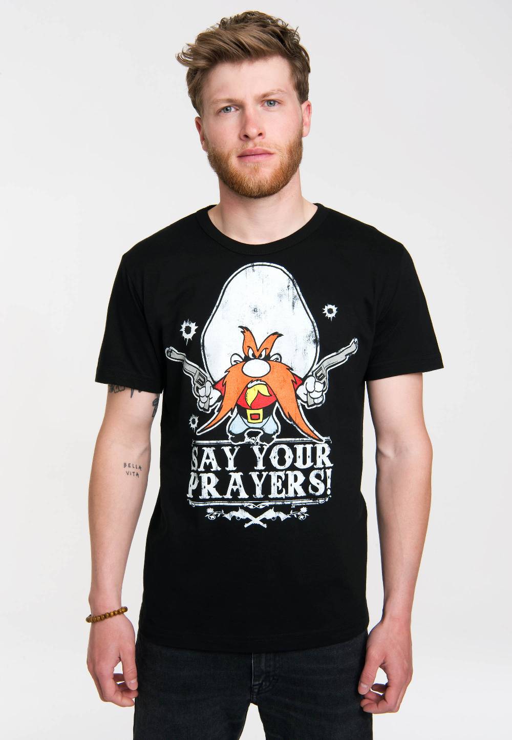 Logoshirt Looney Tunes - Yosemite Sam - Say Your Prayers - T-Shirt Print - Herren Angebote
