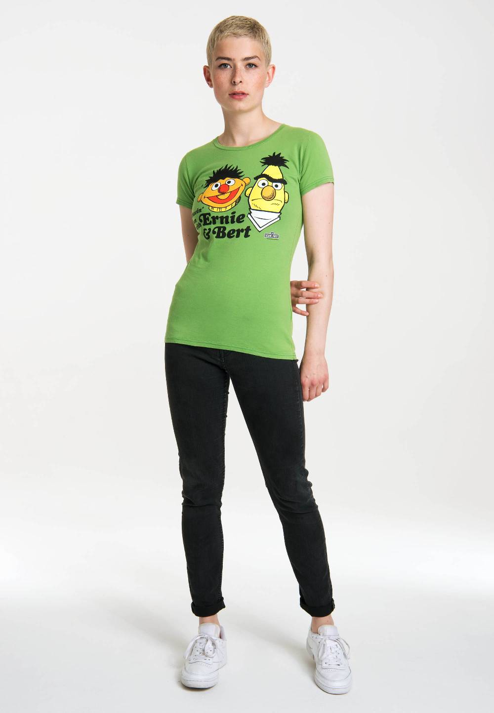 Logoshirt Ernie & Bert - Havin' Fun - Vintage - T-Shirt Print - Damen Limitierter Zeitrabatt
