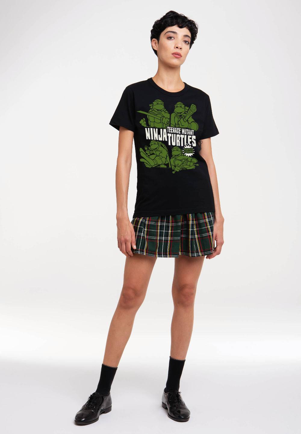 Logoshirt Ninja Turtles - Turtle Power - T-Shirt Print - Damen Sonderangebot