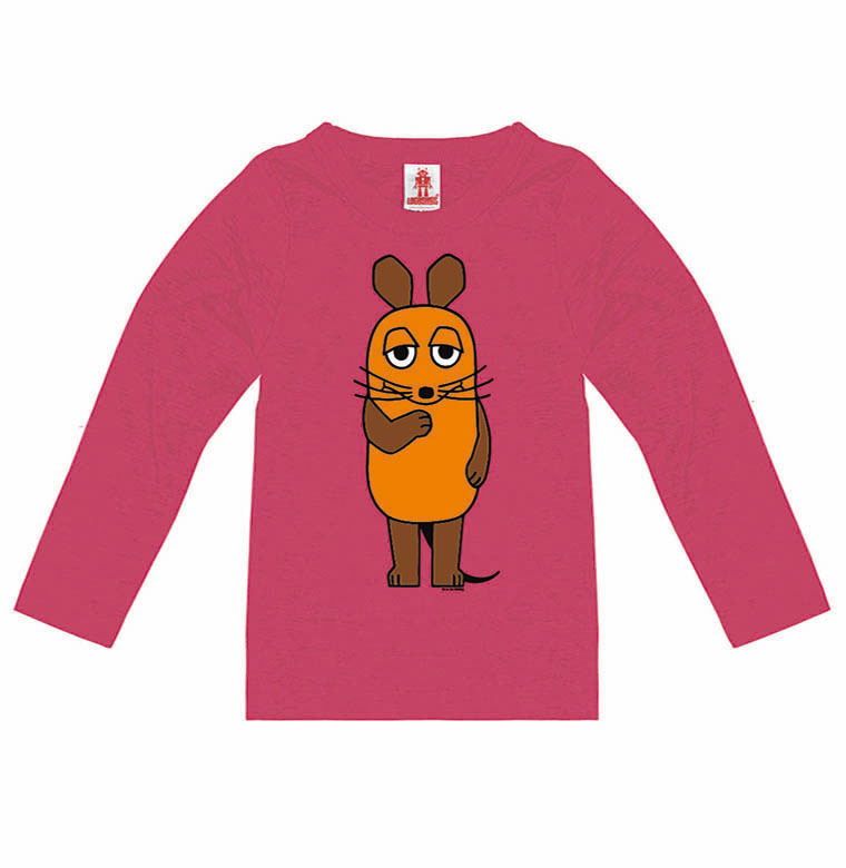 Logoshirt Die Maus - Die Sendung mit der Maus - Langarmshirt Print - Kinder Saisonschlussverkauf