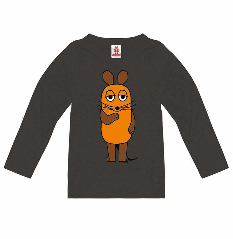Logoshirt Die Maus - Die Sendung mit der Maus - Langarmshirt Print - Kinder Saisonschlussverkauf