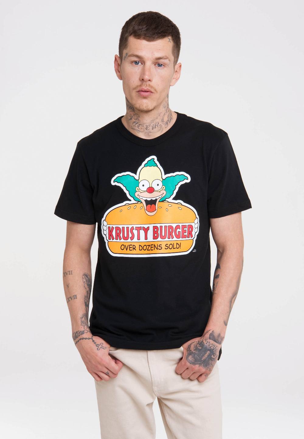 Logoshirt The Simpsons - Krusty der Clown - Krusty Burger - T-Shirt Print - Herren Cyber Monday