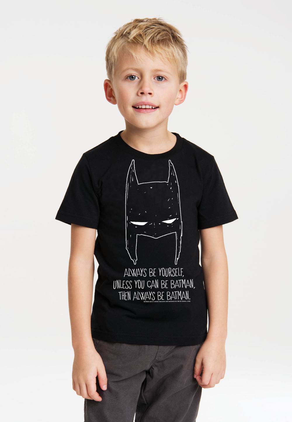 Logoshirt Batman - Always Be Yourself - DC Comics - Bio - T-Shirt Print - Kinder Muttertagsangebot