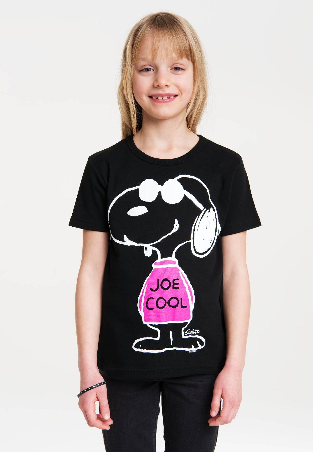 Logoshirt Peanuts - Snoopy - Joe Cool Pink - T-Shirt Print - Kinder Jubiläumsangebot