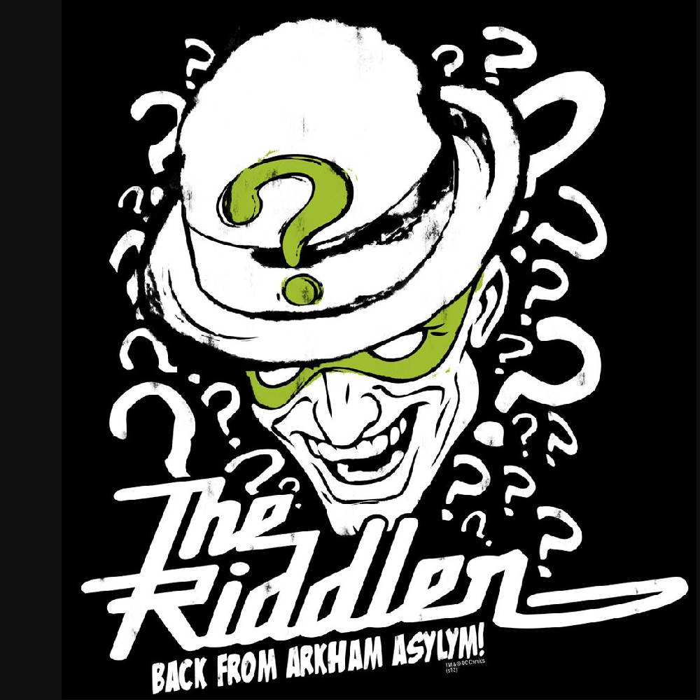 Logoshirt Batman - The Riddler - DC Comics - T-Shirt Print - Herren Saisonale Angebote