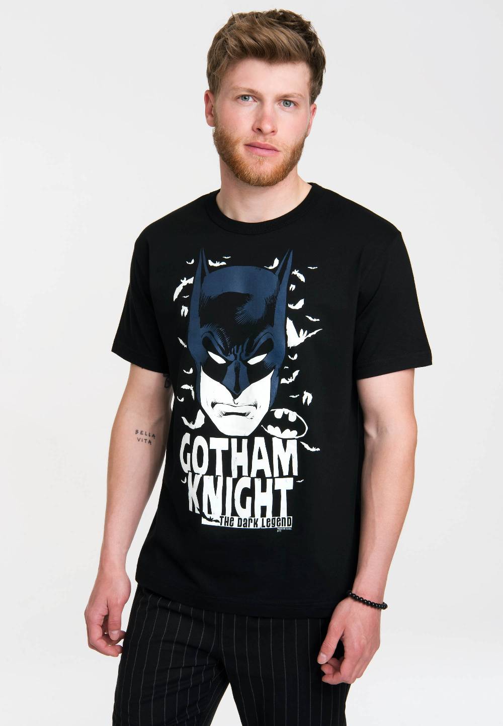 Logoshirt Batman - Gotham Knight - DC Comics - T-Shirt Print - Herren Räumungsverkauf