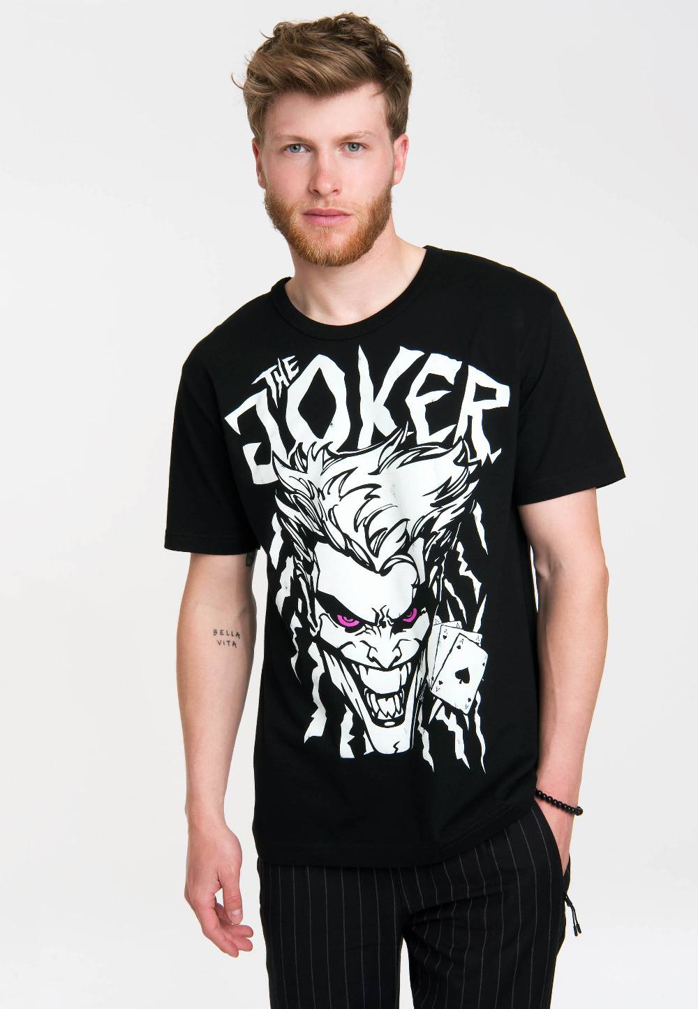 Logoshirt Batman - Joker - Aces - DC Comics - T-Shirt Print - Herren Tägliche Deals