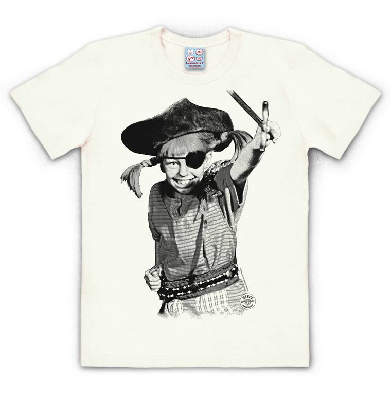 Logoshirt Pippi Langstrumpf - Pirat - T-Shirt Print - Herren Riesige Ersparnisse