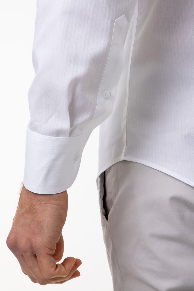 aplomb Hemd Herren Aplomb Slim Einfarbig 100% Baumwolle kragen Französisch Lange Ärmel Exklusivangebot