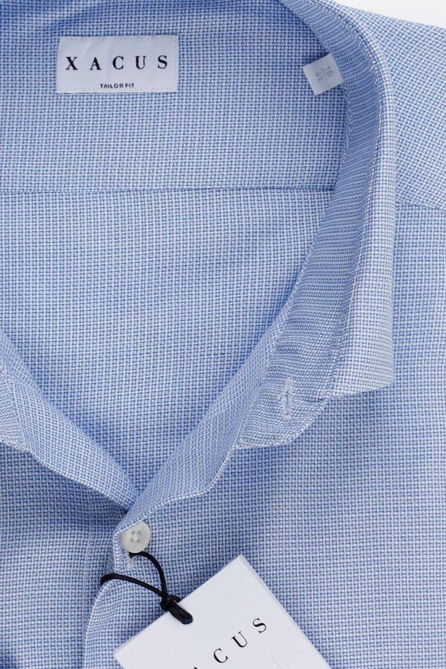 xacus Hemd Herren Xacus Regular Halb Unifarben 100% Baumwolle kragen Französisch Lange Ärmel Lagerräumung