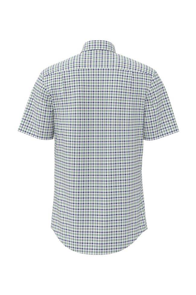 seidensticker Hemd Herren Seidensticker Regular Bügelfreie Karo kragen Button-Down Kurze Ärmel Heißer Verkauf