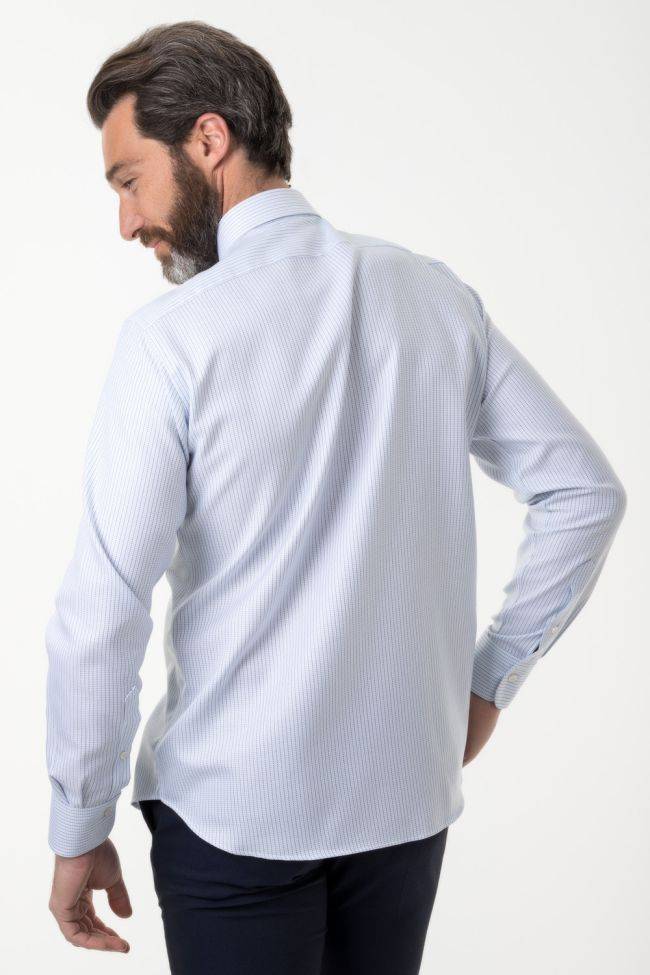 ingram Hemd Herren Ingram Regular Streifen 100% Baumwolle kragen Italienisch Lange Ärmel Top Angebot