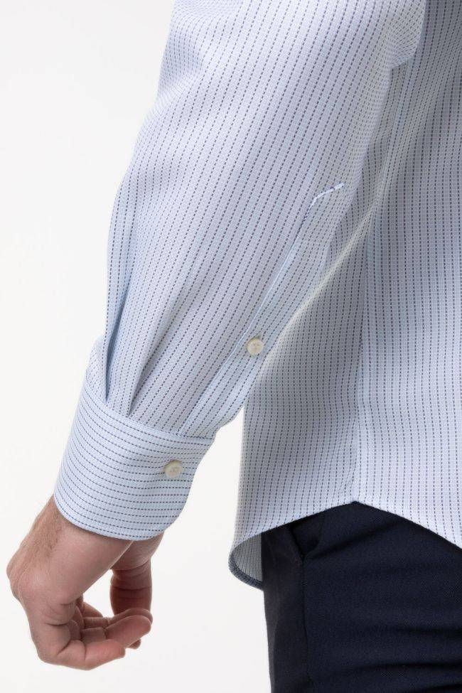 ingram Hemd Herren Ingram Regular Streifen 100% Baumwolle kragen Italienisch Lange Ärmel Top Angebot
