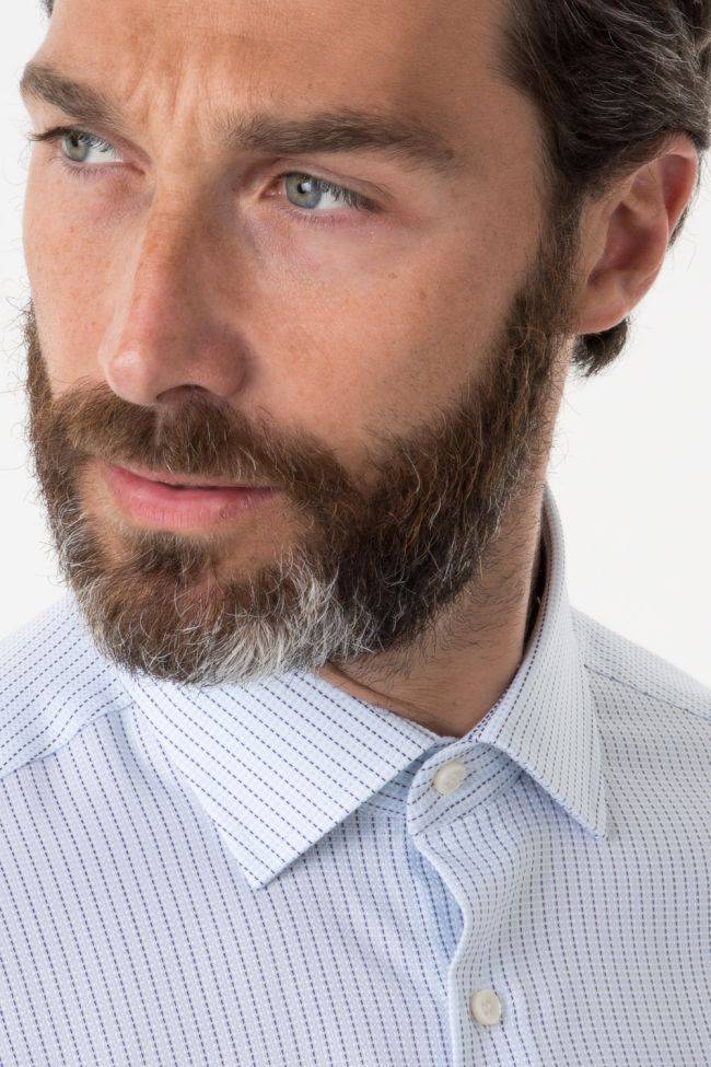 ingram Hemd Herren Ingram Regular Streifen 100% Baumwolle kragen Italienisch Lange Ärmel Top Angebot