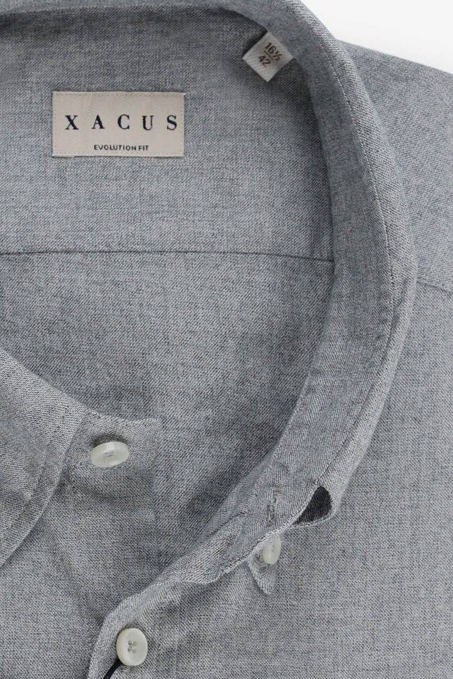 xacus Hemd Herren Xacus Classic Einfarbig 100% Baumwolle kragen Button-Down Lange Ärmel Online Outlet