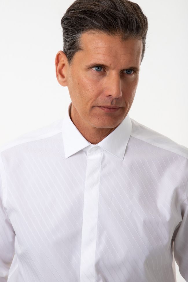 ingram Hemd Herren Ingram Regular Einfarbig 100% Baumwolle kragen Italienisch Lange Ärmel Große Rabatte
