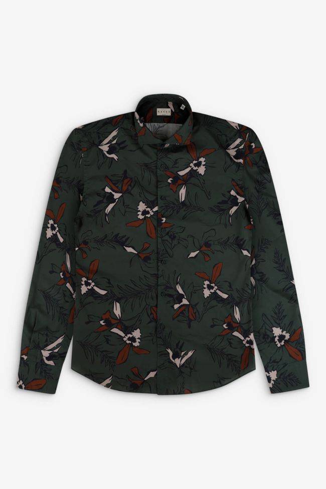 xacus Hemd Herren Xacus Regular Muster 100% Baumwolle gewaschen kragen Französisch Lange Ärmel Saisonale Angebote
